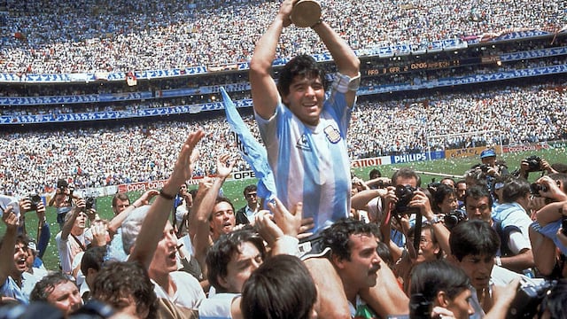 Maradona en 1986