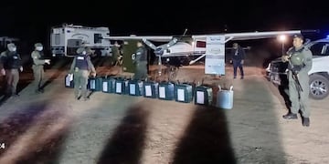 La aeronave fue hallada este miércoles a la tarde en jurisdicción del departamento San Lorenzo.