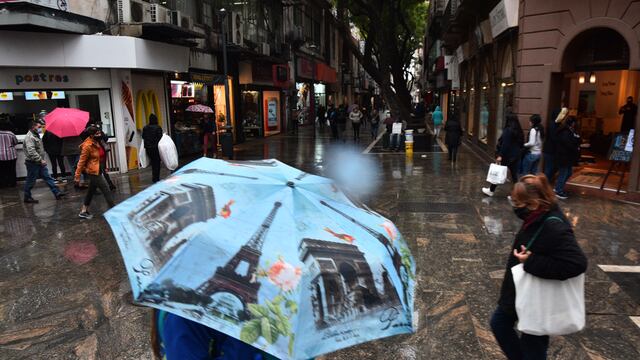 Se mantiene el pronóstico con lluvias para Córdoba. Y con frío (Pedro Castillo/ La Voz).