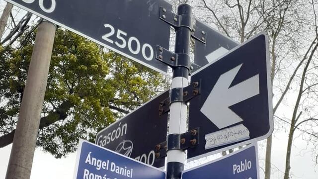 El homenaje se llevó a cabo en las intersecciones de 14 de Julio con Gascón y Alberti.