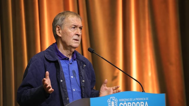 Schiaretti, en su segunda aparición pública tras la operación. (Provincia de Córdoba)