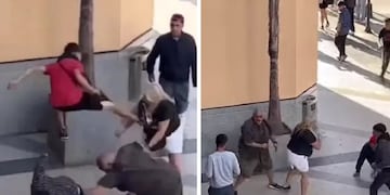 Asalto "piraña" a dos turistas argentinos en Viña del Mar (Captura de video)