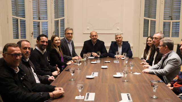 Perotti y Castellano se reunieron con el Centro Comercial e Industrial de Rafaela y la Región