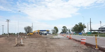 Obras en el cruce de ruta 1 y 158