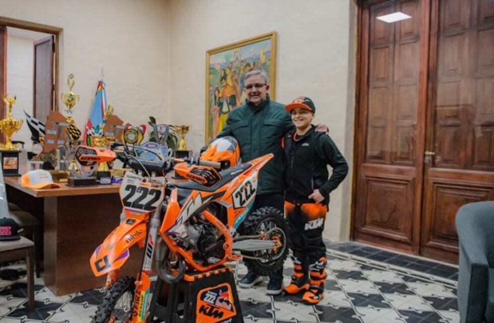 Jorge “Turbito” Herrera un niño de 10 años campeón de motocross