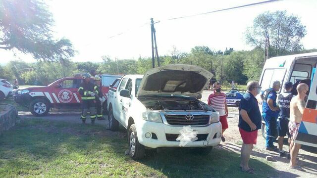 Accidente de tránsito este domingo en Icho Cruz. (Foto: Facebook / Bomberos Icho Cruz).