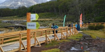 Se inauguró la obra en el popular sendero de Ushuaia.
