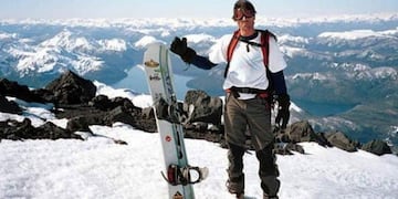 Pablo Steiner en San Martín de los Andes, años antes de irse a España.