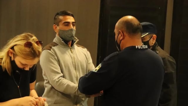 Balmaceda este jueves, tras escuchar la condena. Foto: Luciana Iglesias.