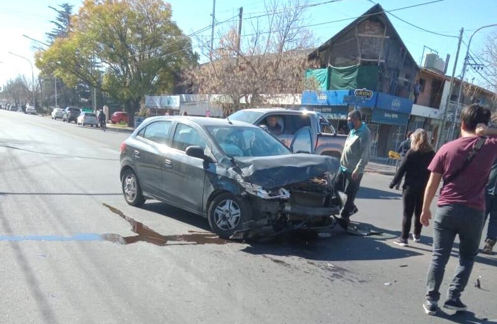 Choque múltiple y vuelco en el centro sanrafaelino