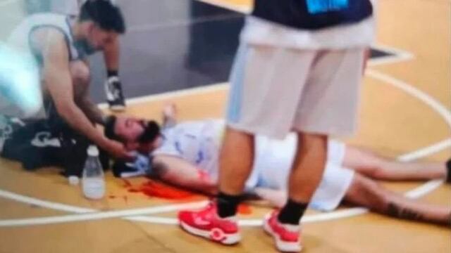 El puntaltense Claudio Ramírez fue agredido en un partido de básquet amateur.