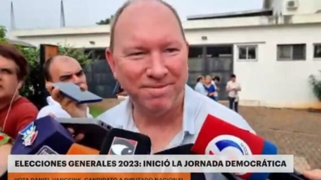 Elecciones 2023: Daniel “Colo” Vancsik sufragó en Posadas.