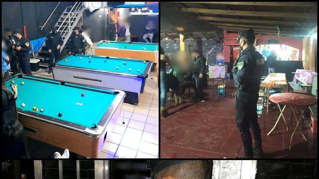 Clausuras realizadas en el marco de los operativos de Nocturnidad y Seguridad Ciudadana.