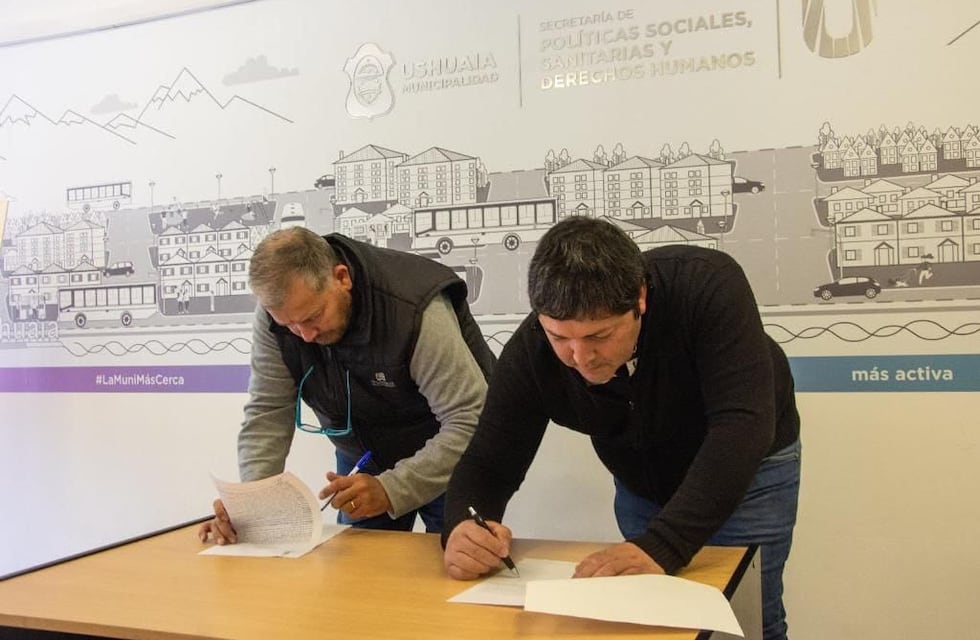 Ushuaia: firmaron convenios para el uso de Centros Comunitarios Municipales