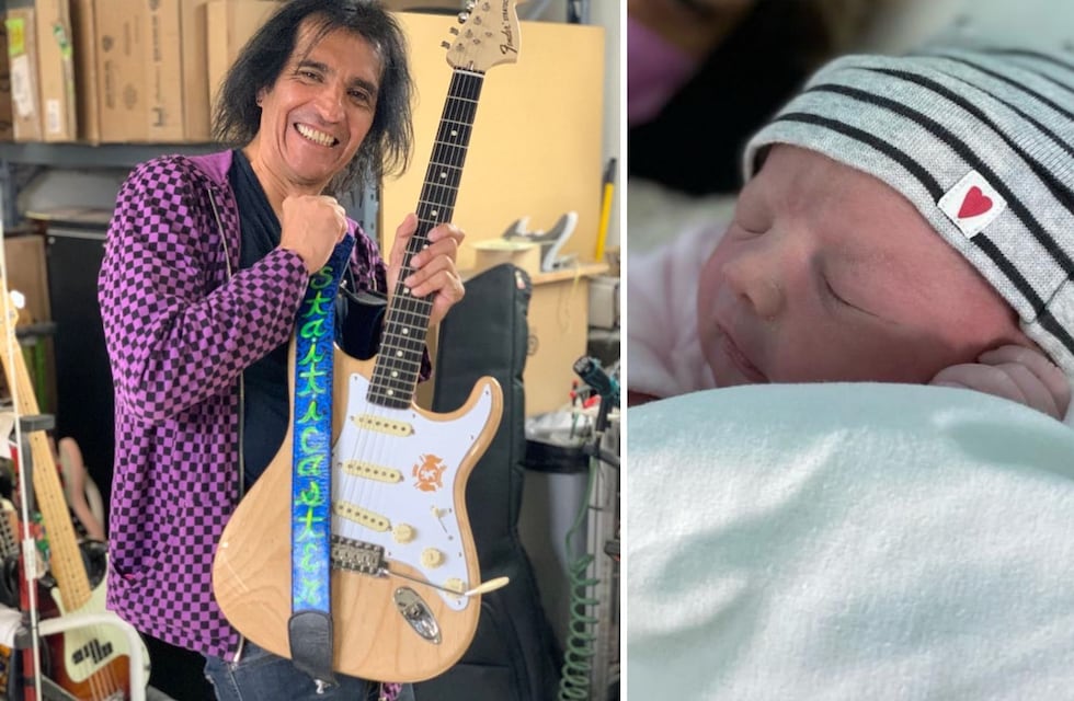 El guitarrista de los “Enanitos Verdes” fue abuelo y le dedicó una canción especial a su nieta