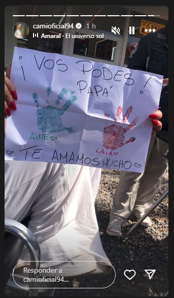 El mensaje de Laia y Aimé, las gemelas de Thiago Medina mientras lucha por su vida