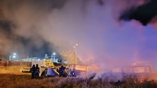 Ardió un depósito municipal en Córdoba.