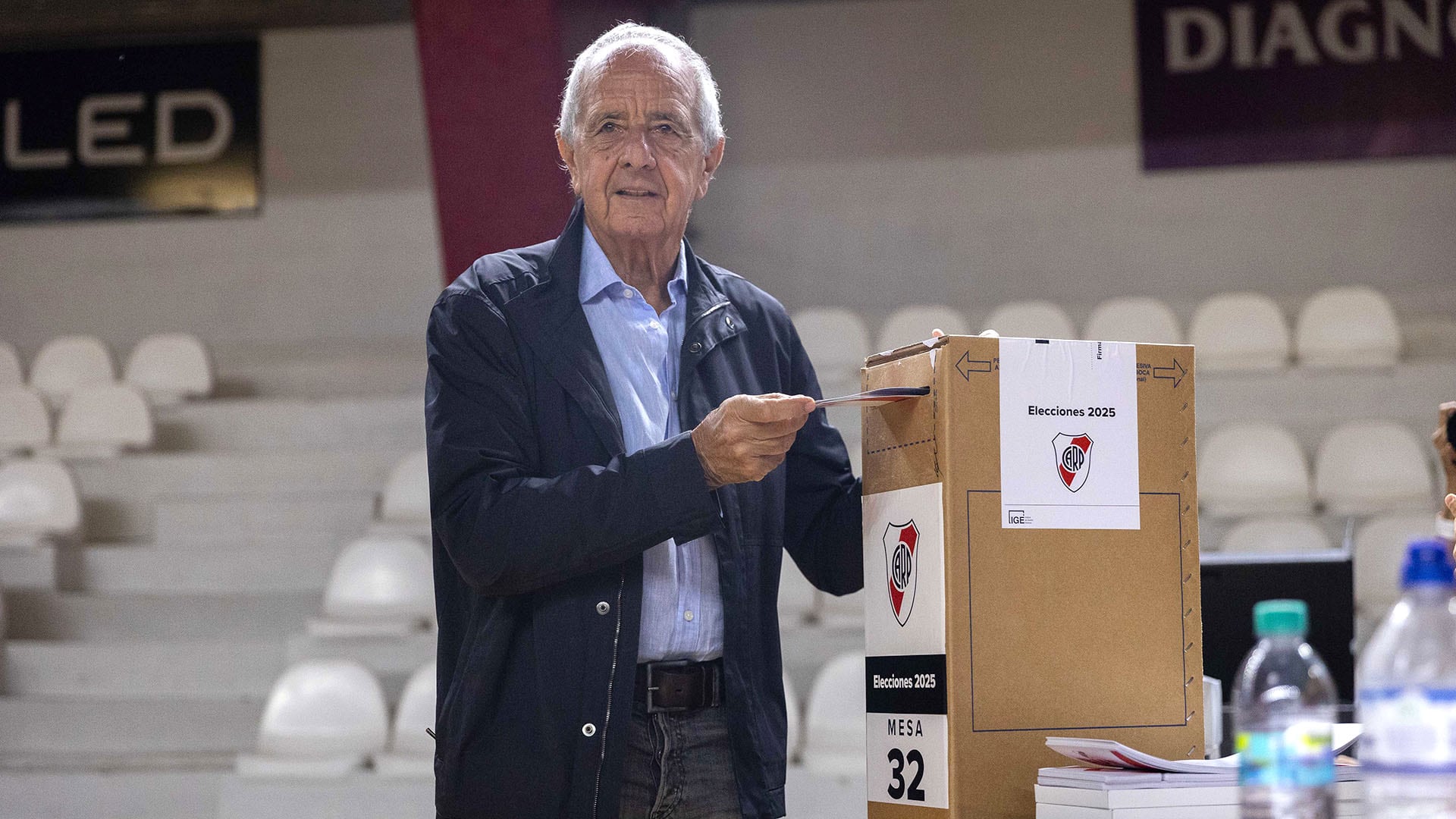 Elecciones en River: ya votaron todos los candidatos, junto a más de 13 mil socios. (Gentileza)