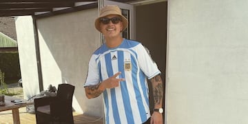 Jonny demuestra todo su amor y pasión por Córdoba y Argentina.