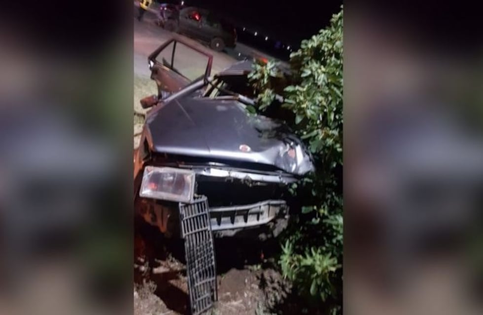 Dos jóvenes murieron tras un fuerte choque en Caucete