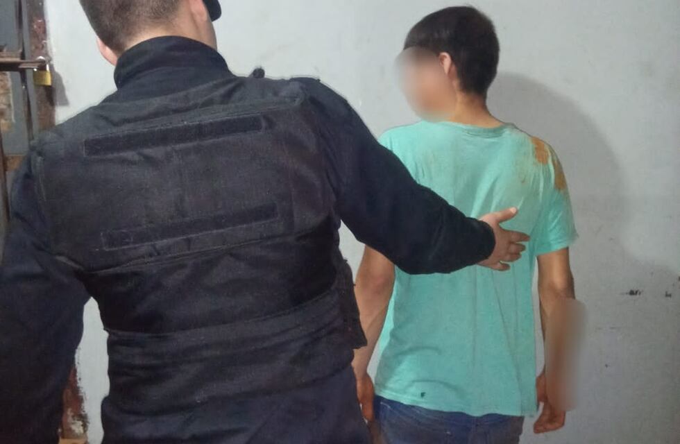 Individuo fue detenido tras agredir a otro con un arma blanca