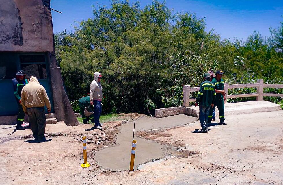 Reparan puente sobre ruta provincial Nº25 en Pomán