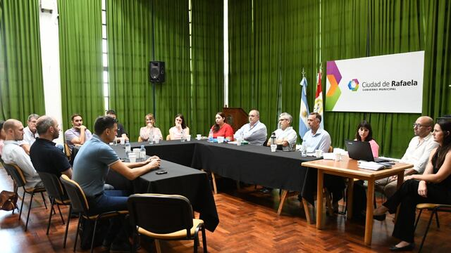 Reunión de evaluación de Rafaela Exporta