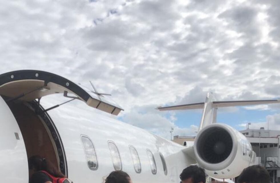 Urgente traslado de un bebé de 10 meses en el avión sanitario provincial