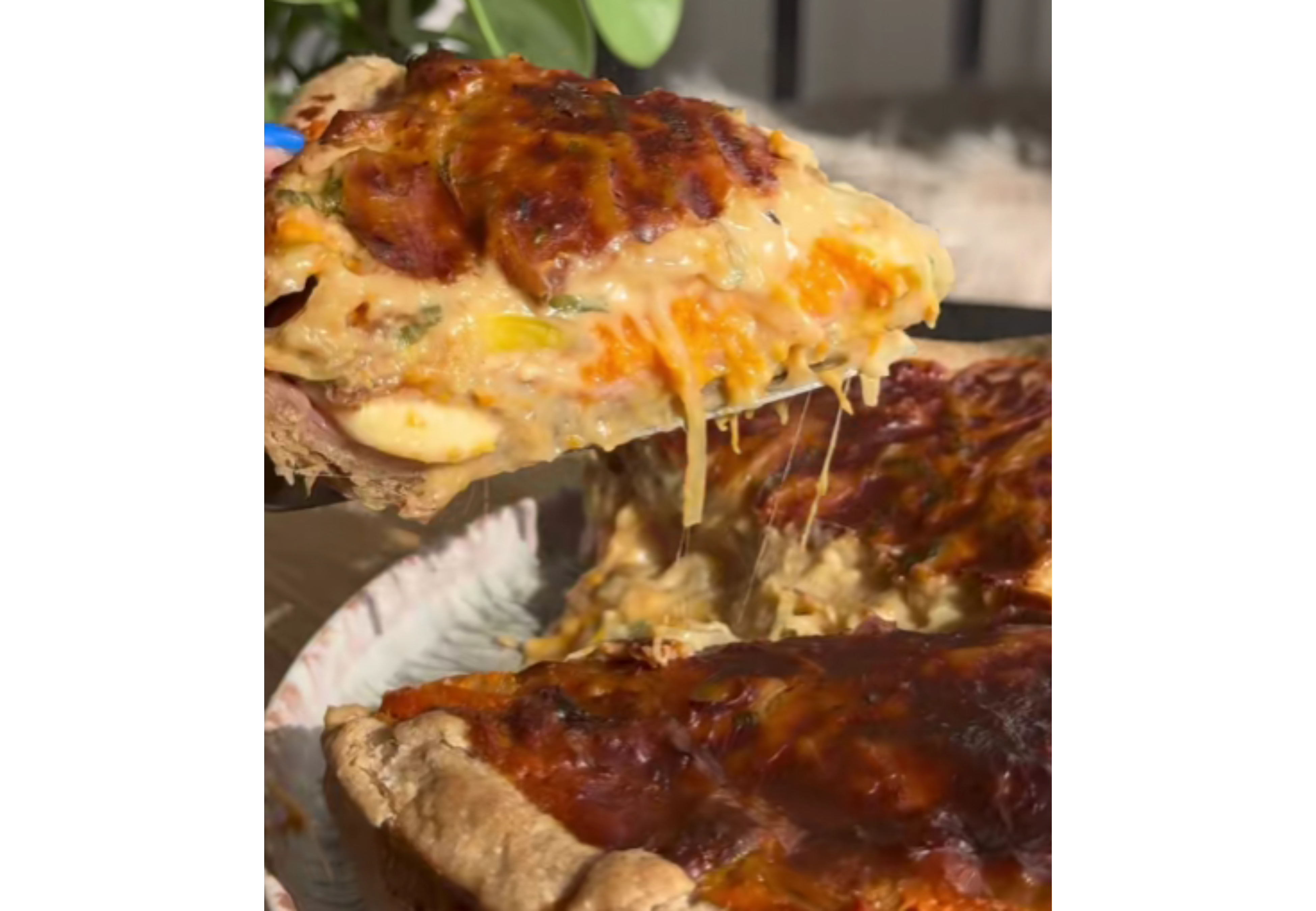 Así queda la tarta de calabaza estilo gourmet.