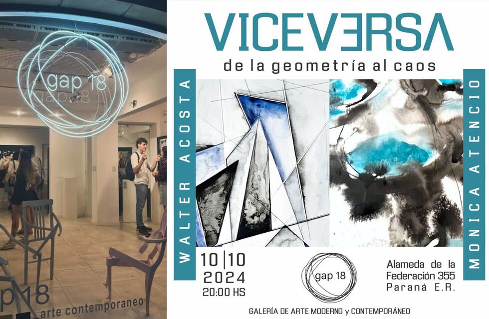 “VICEVERSA: de la geometría al caos …”, la nueva muestra que inaugura este 10 en GAP 18