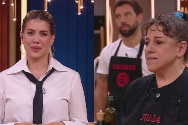 Antes de irse de Masterchef Celebrity, Julia Calvo le confesó a Wanda Nara que era amiga de la China Suárez