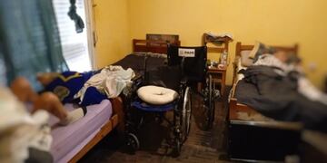 El lugar funcionaba como un geriátrico clandestino.
