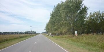 La ruta donde apareció el muchacho
