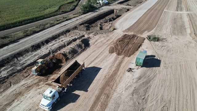 Obra. La Provincia completará lo que resta de la construcción de la autopista 19. (La Voz / Archivo)