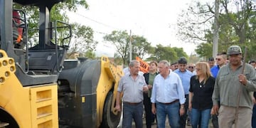El gobernador Osvaldo Jaldo recorrió obras en San Pedro de Colalao