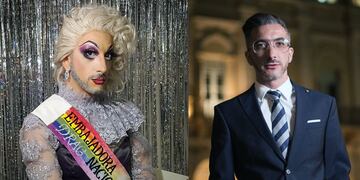Sebastián Simón ejerce como funcionario, y representa a la provincia como la drag queen Imperia.