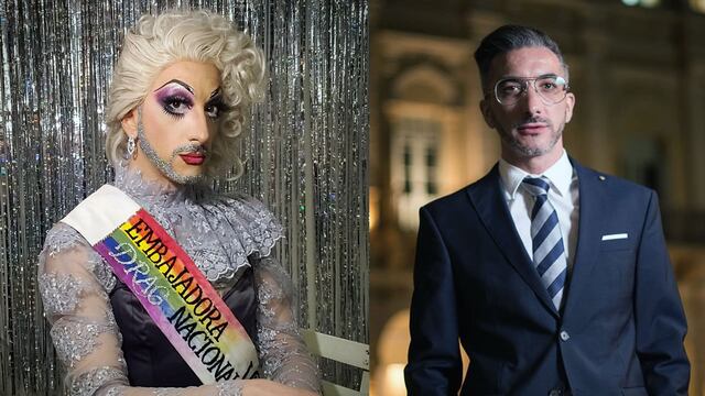 Sebastián Simón ejerce como funcionario, y representa a la provincia como la drag queen Imperia.