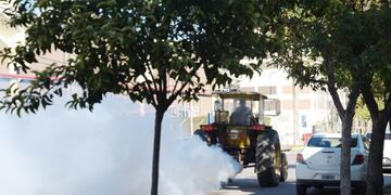 El Municipio continúa con el cronograma del fumigación contra el dengue en Arroyito, La Curva y El Fuertecito