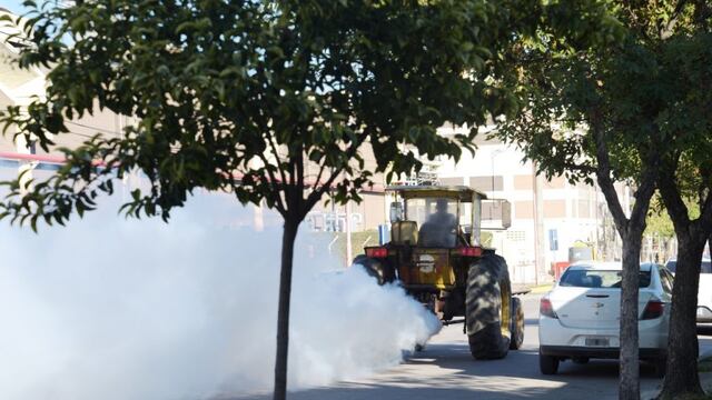 El Municipio continúa con el cronograma del fumigación contra el dengue en Arroyito, La Curva y El Fuertecito