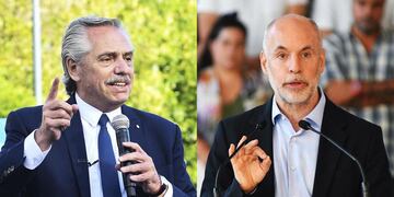 Alberto Fernández  apuntó contra Horacio Rodríguez Larreta.