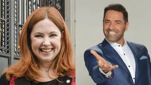 El “apasionado” beso entre Andrea Del Boca y Mariano Iudica en Bake Off Famosos