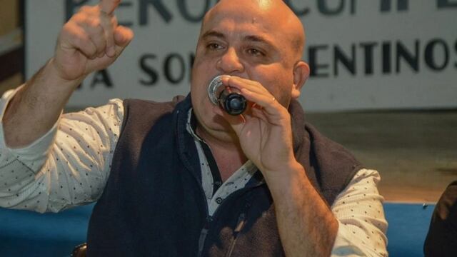Ricardo Lovaglio es el jefe de la CGT zona Norte que organizó la contramarcha este sábado.