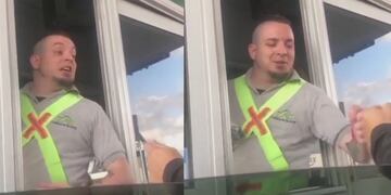 El desopilante encuentro quedó filmado y se hizo viral en las redes sociales.