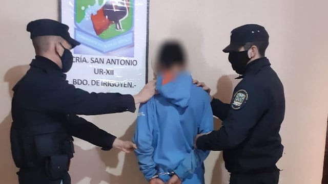 Al ser interceptado el joven intentó huir pero fue aprehendido a pocos metros.