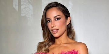 Lourdes Sánchez volvió a Corrientes para disfrutar de unos días junto a su familia.