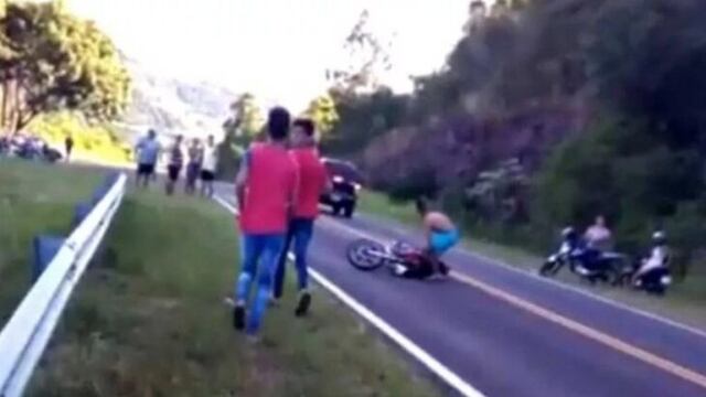Según los vecinos, las picadas de motos se volvieron una costumbre en ese lugar.