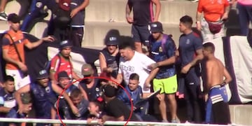 Graves incidentes entre hinchas de Independiente Rivadavia, causaron alertas en el partido por la copa Argentina ante Belgrano de Córdoba.
