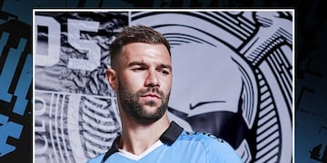Fausto Grillo, el nuevo marcador central de Belgrano (Prensa Belgrano).