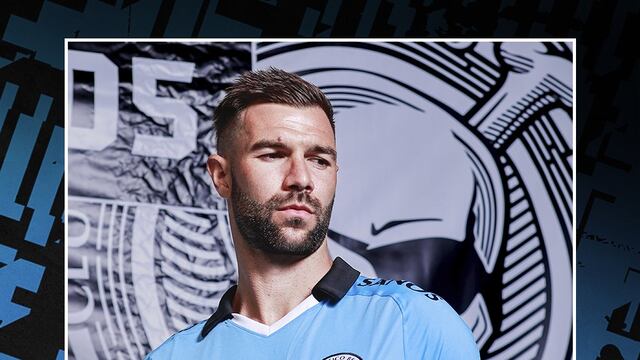 Fausto Grillo, el nuevo marcador central de Belgrano (Prensa Belgrano).