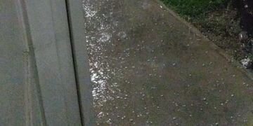 El granizo sorprendió a los sanjuaninos este lunes por la noche
